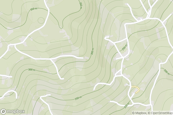 static Mapbox map