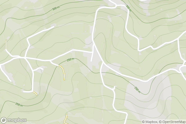 static Mapbox map