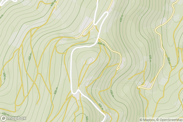 static Mapbox map