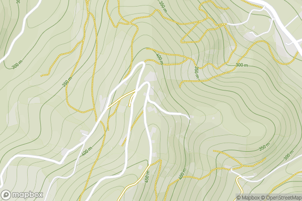 static Mapbox map