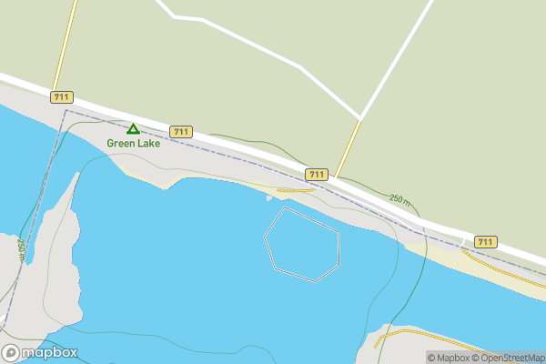 static Mapbox map