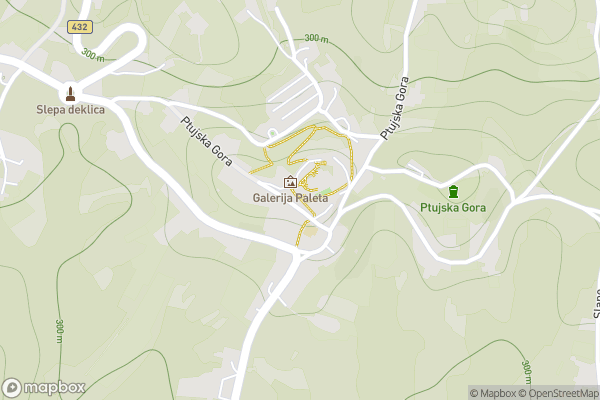 static Mapbox map