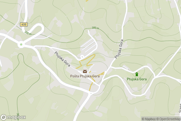 static Mapbox map