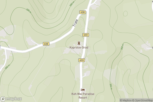 static Mapbox map