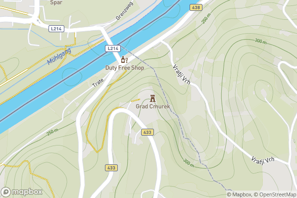 static Mapbox map