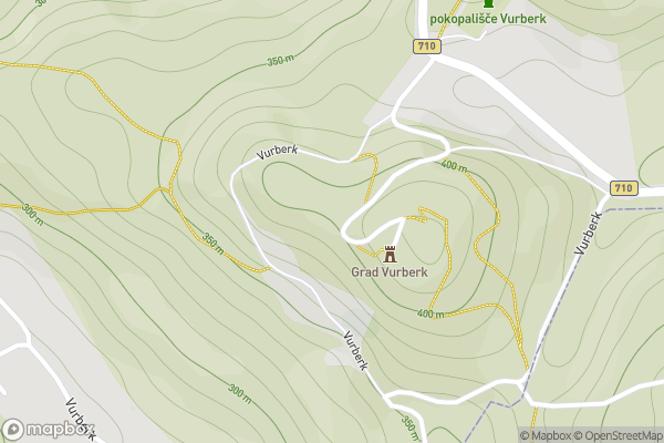 static Mapbox map