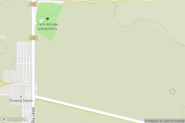 static Mapbox map