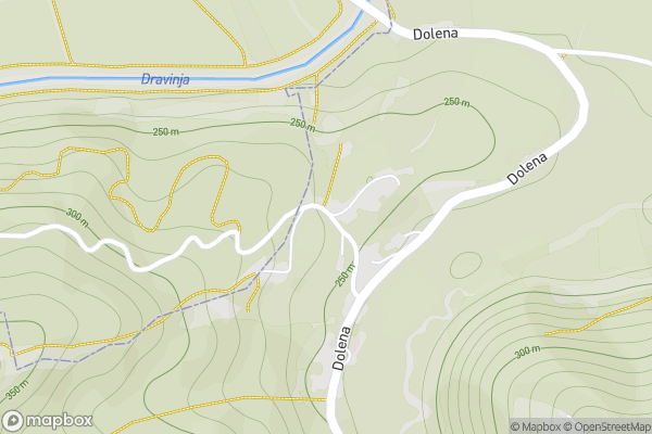 static Mapbox map