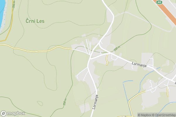 static Mapbox map