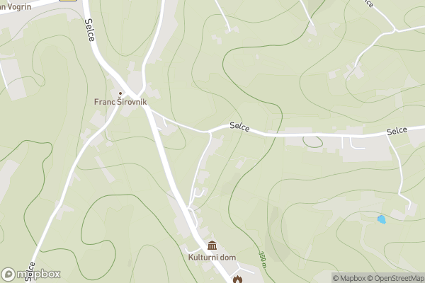 static Mapbox map