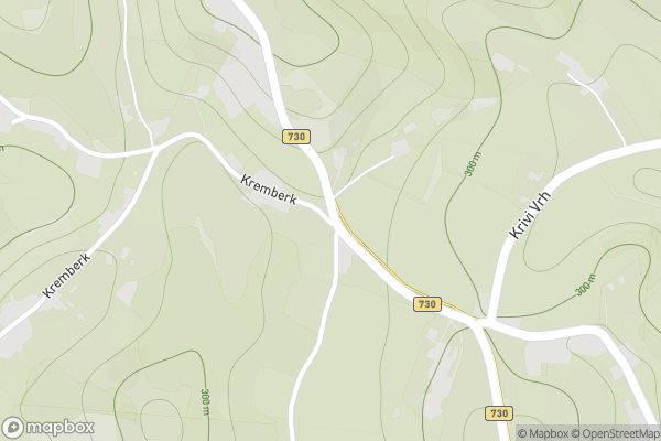 static Mapbox map