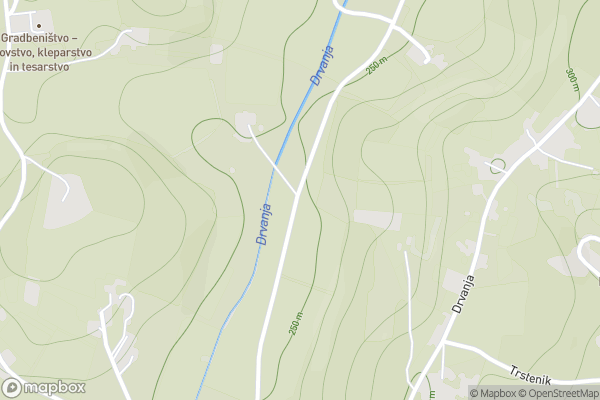 static Mapbox map