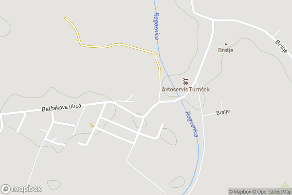 static Mapbox map