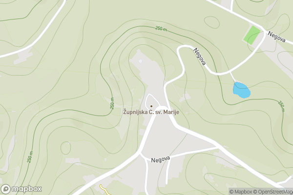 static Mapbox map