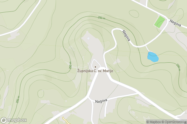 static Mapbox map