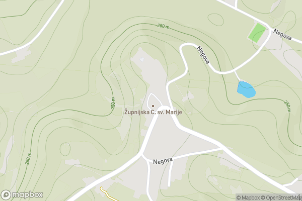 static Mapbox map