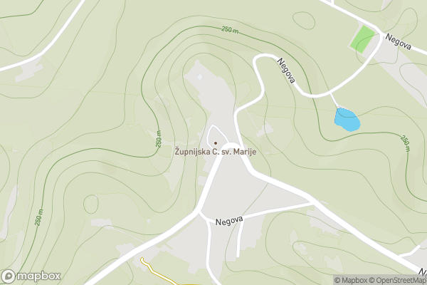 static Mapbox map
