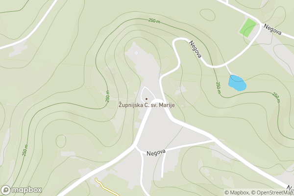 static Mapbox map