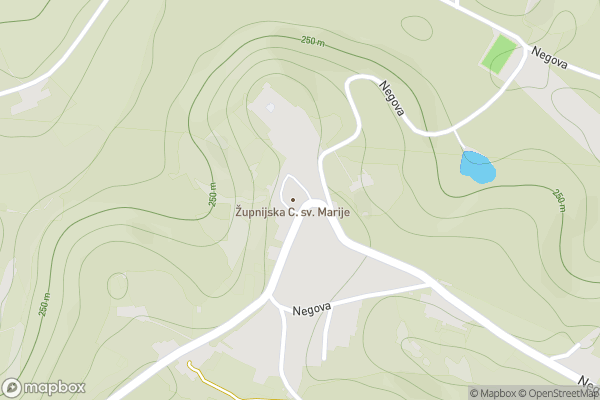 static Mapbox map