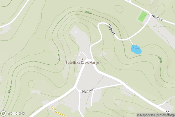 static Mapbox map