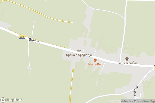 static Mapbox map