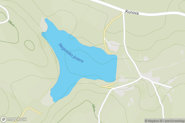 static Mapbox map