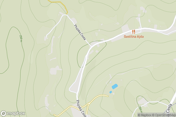 static Mapbox map
