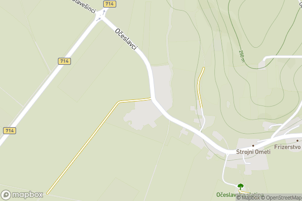 static Mapbox map