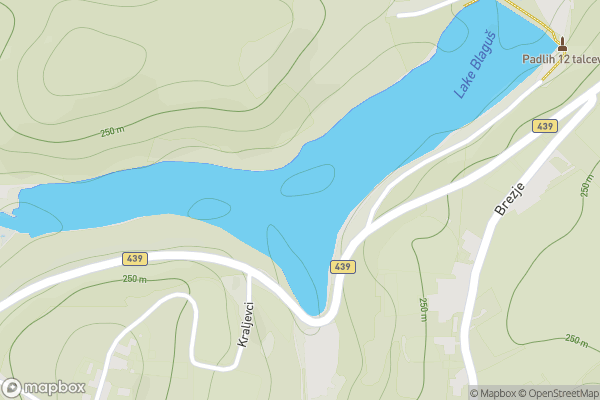 static Mapbox map
