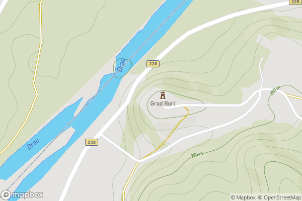 static Mapbox map