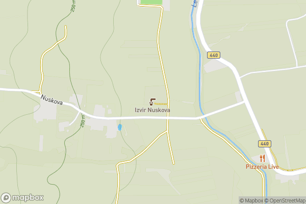 static Mapbox map