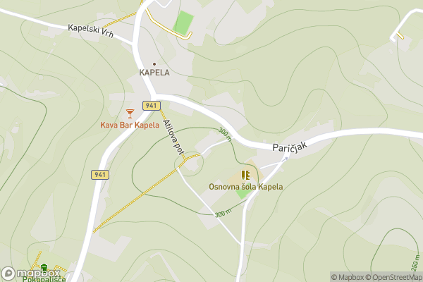 static Mapbox map