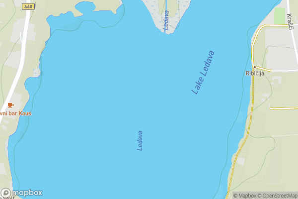 static Mapbox map