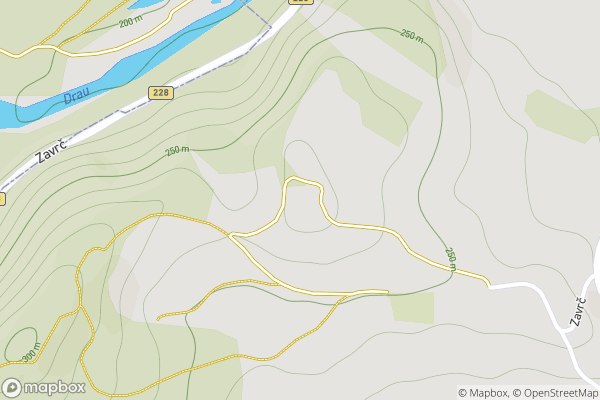 static Mapbox map