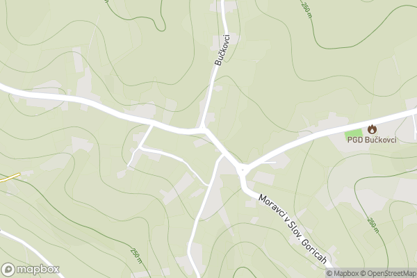 static Mapbox map