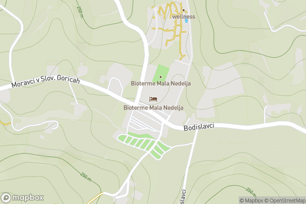 static Mapbox map