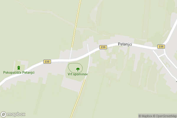 static Mapbox map