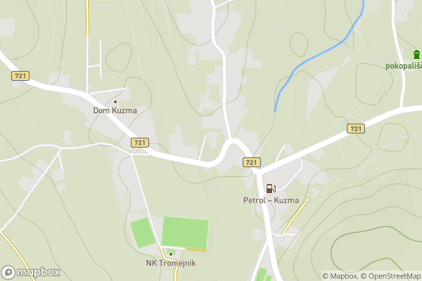 static Mapbox map
