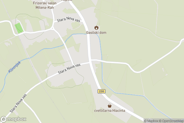 static Mapbox map