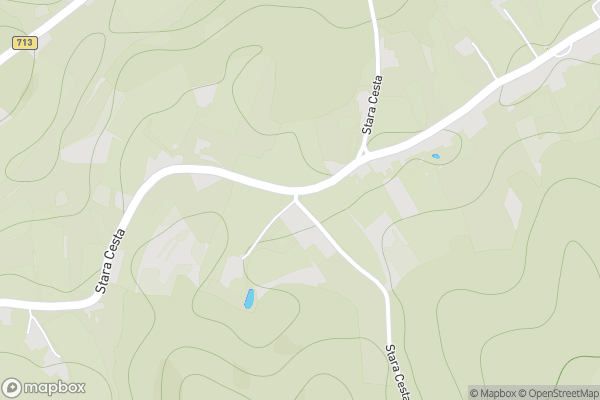 static Mapbox map