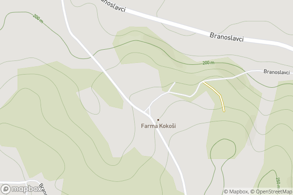 static Mapbox map