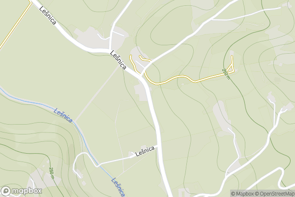 static Mapbox map