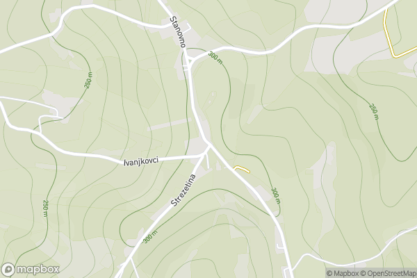 static Mapbox map