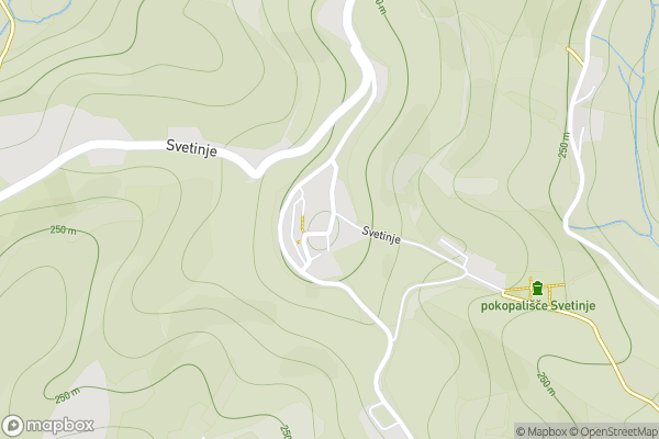 static Mapbox map