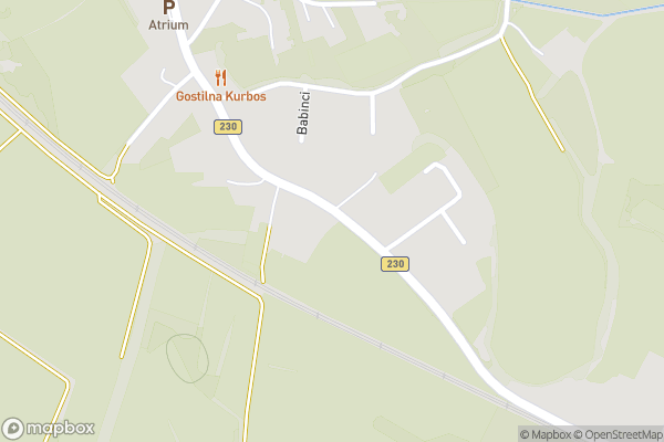 static Mapbox map