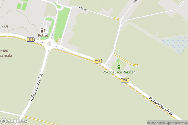 static Mapbox map