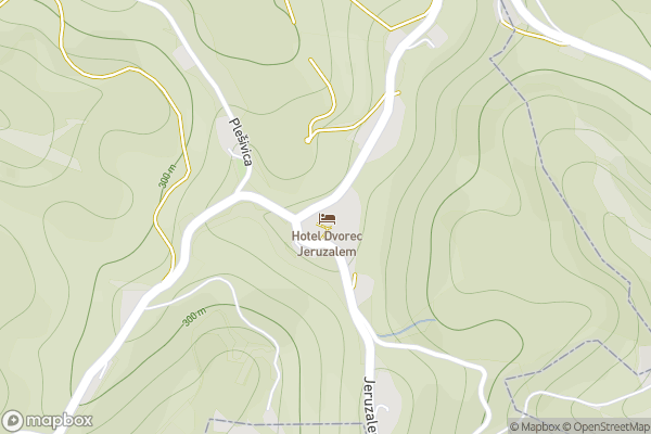 static Mapbox map