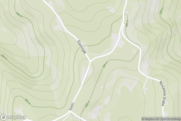 static Mapbox map