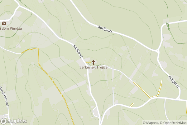 static Mapbox map