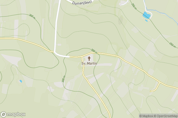 static Mapbox map